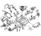 Craftsman 917380542 craftsman 20" rotary lawnmower diagram