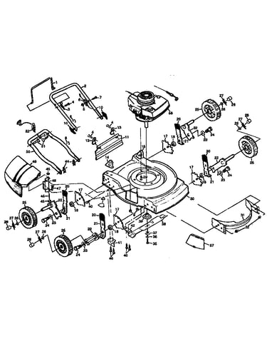 Craftsman 20" rotary lawnmower