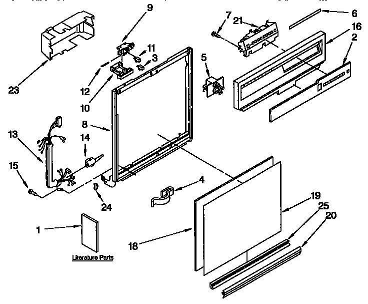 Frame and console parts
