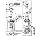 Kenmore 6651584990 pump and motor parts diagram
