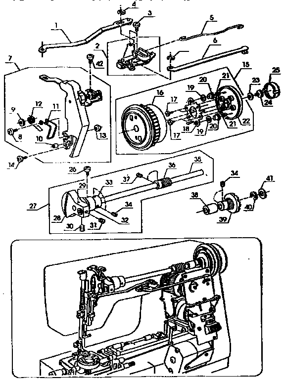 Zigzag guide assembly
