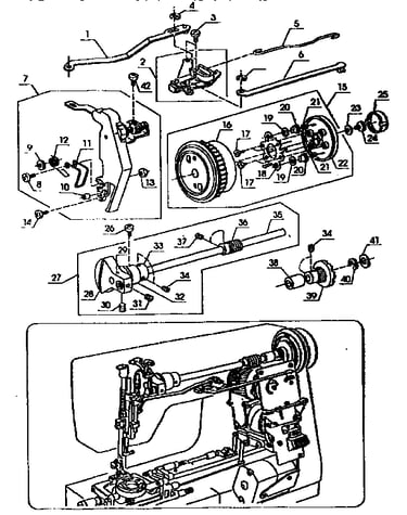 Zigzag guide assembly