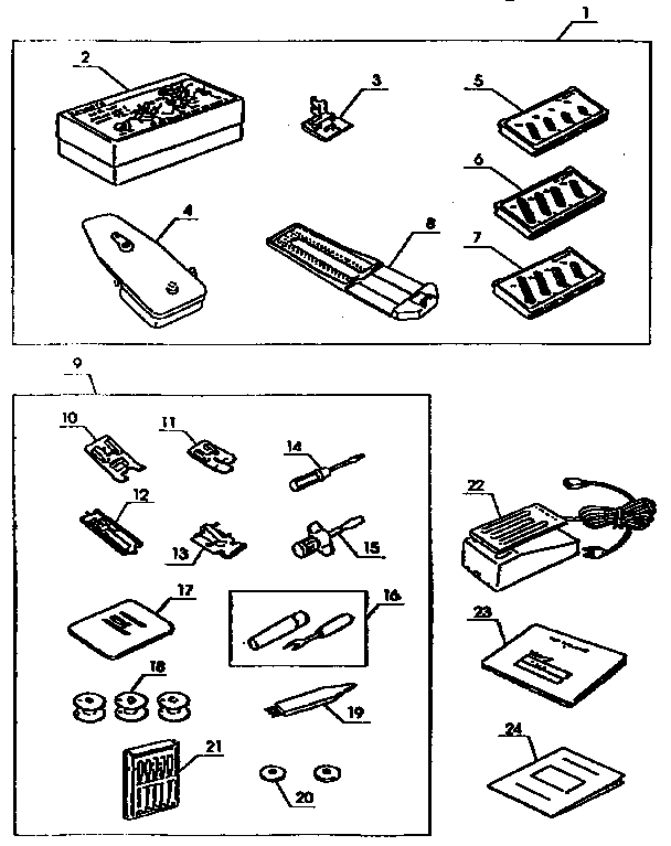 Attachment parts