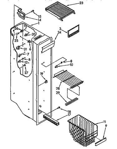 Freezer liner
