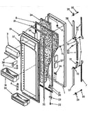 Refrigerator door