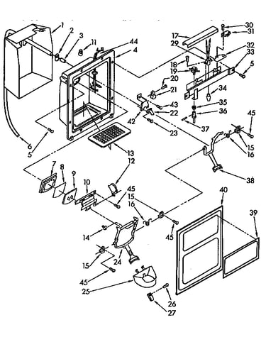 Dispenser front