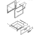 Whirlpool RF3020XYN2 door and drawer diagram
