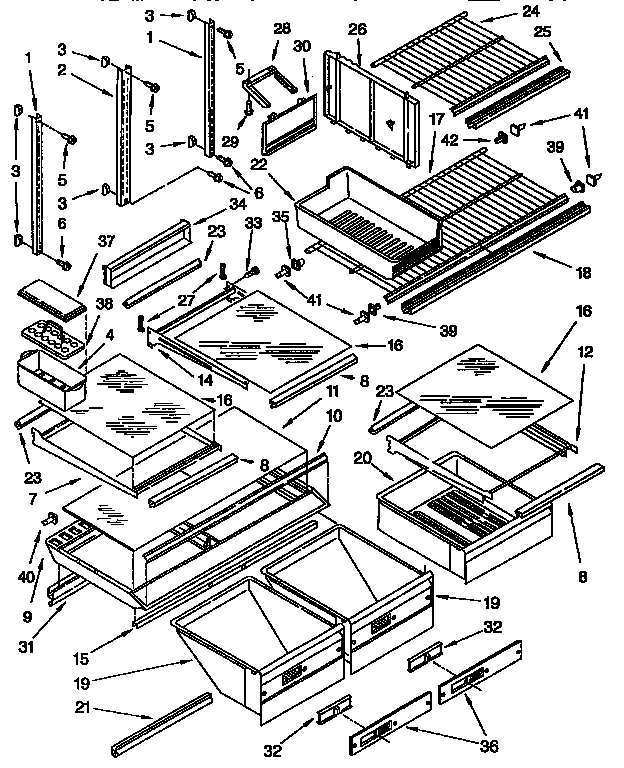 Shelf parts
