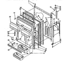 Whirlpool ET20DMXBB00 refrigerator door parts diagram