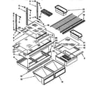 Whirlpool ET22PKXAW00 shelf diagram