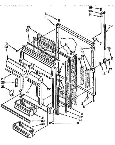 Refrigerator door