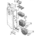 KitchenAid KSPS22QBWH00 freezer liner parts diagram