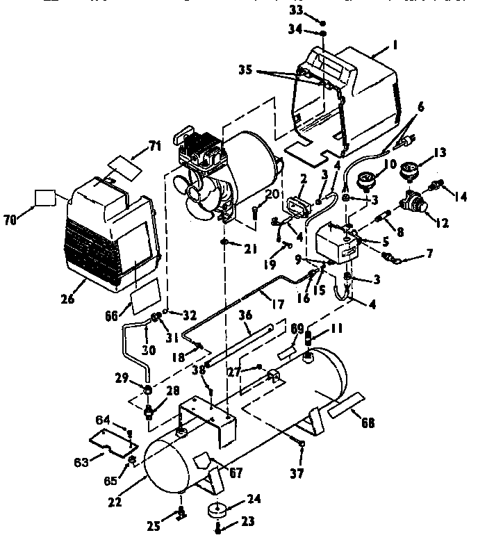 Air compressor diagram
