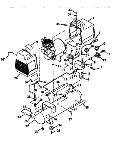 Air compressor diagram