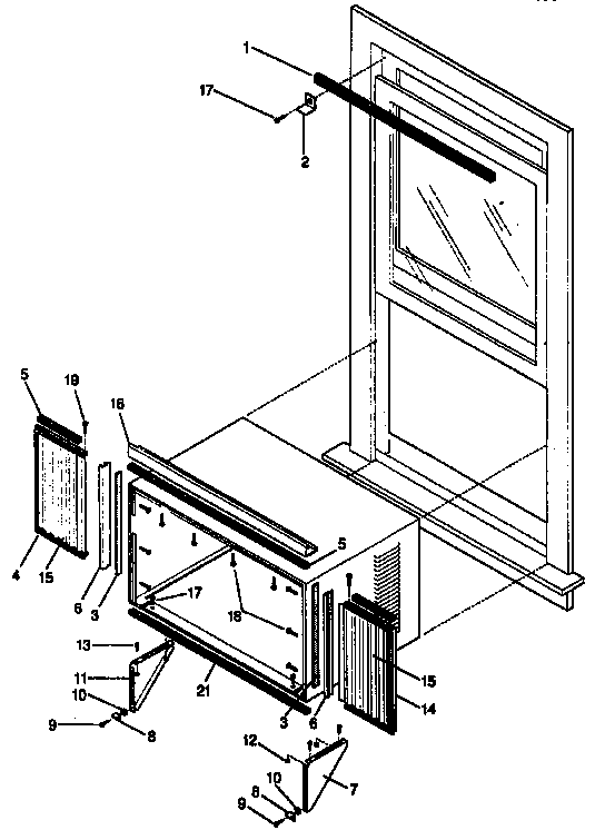 Window mounting kit