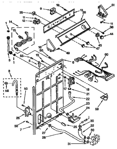 Controls and rear panel