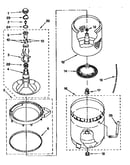 Tub, basket, and agitator