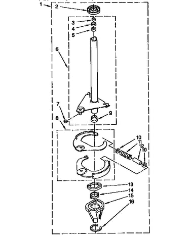 Brake and drive tube