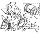 Whirlpool LEC6646AZO bulkhead parts diagram