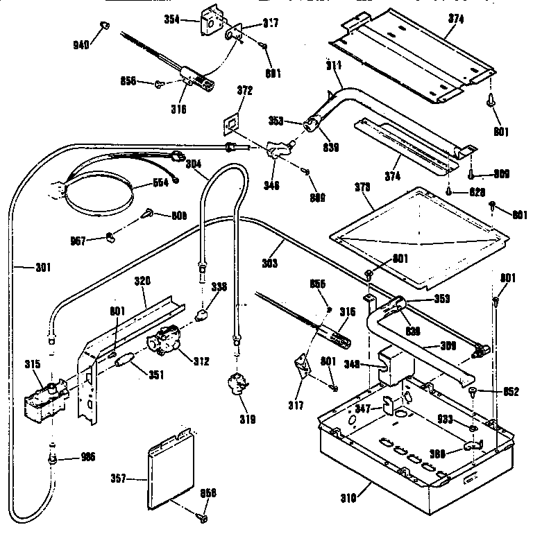 Burner section