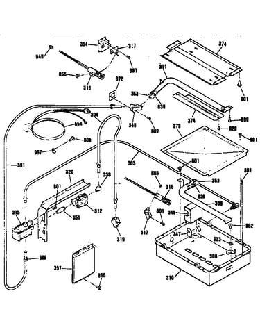 Burner section