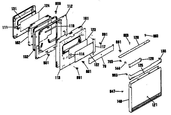 Door section