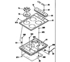 Kenmore 9113202592 main top section diagram