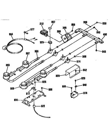 Burner section