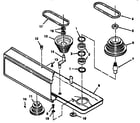 Craftsman 113213171 pulley assembly with guard diagram