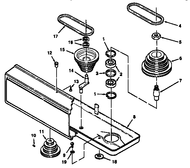 Pulley assembly with guard