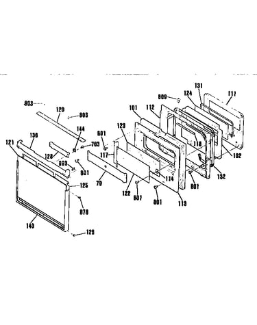 Oven door