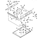 Kenmore 9114672994 control panel section diagram