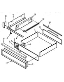 Drawer and rail