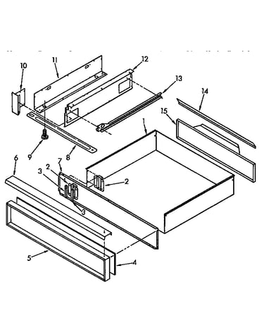 Drawer and rail