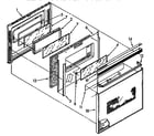 KitchenAid KEDS207YBL2 door diagram