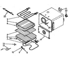 KitchenAid KEDS207YBL1 internal oven diagram