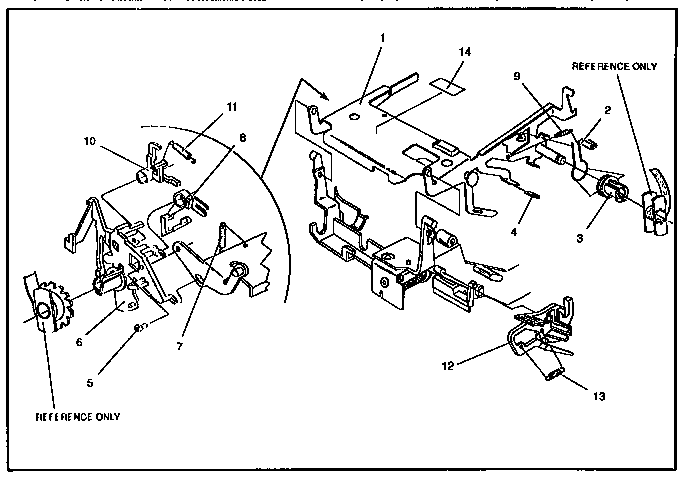 RIBBON CASSETTE AND SPOOL CORRECTION RIBBON