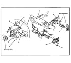 Smith Corona PWP4400PLUS (5FCX) ribbon cassette and spool correction ribbon diagram