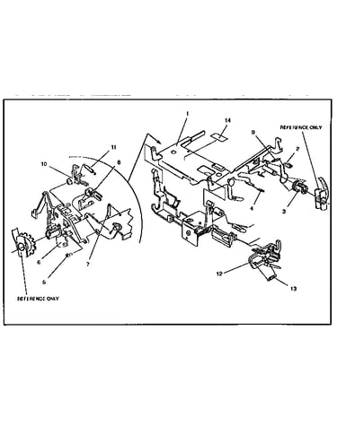 Ribbon cassette and spool correction ribbon