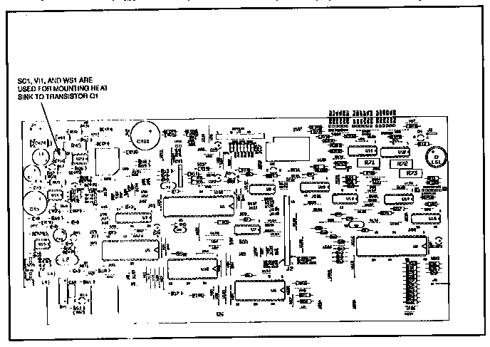 CONTROL PC BOARD COMPONENT LISTING