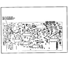 Smith Corona XD7900 (5FAA) control pc board component listing diagram