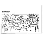 Smith Corona PWP3500 (5FAF) control pc board component listing diagram