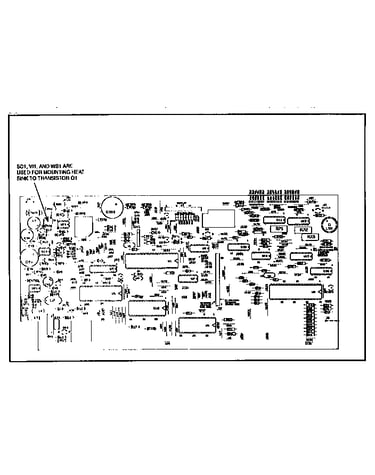Control pc board component listing
