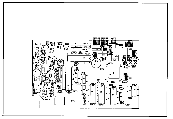 CONTROL PC BOARD COMPONENT LISTING