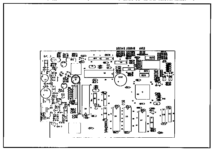 CONTROL PC BOARD COMPONENT LISTING