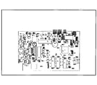 Smith Corona PWP2500 (5FAB) control pc board component listing diagram