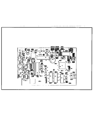 Control pc board component listing