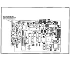 Smith Corona PWP3700 (5FRB) control pc board component listing diagram