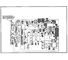 Smith Corona PWP250 (5FRA) control pc board component listing diagram