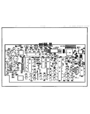 Control pc board component listing